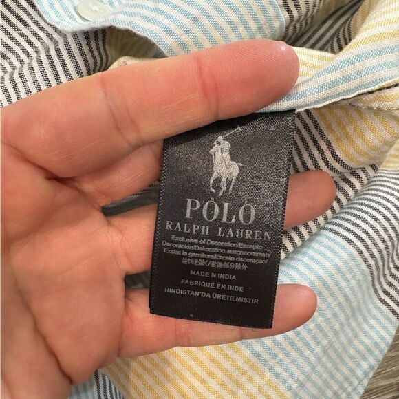 Polo Ralph Lauren Multi Stripe Button Down Classic Oxford Fit Shirt sz XL - Picture 5 of 10